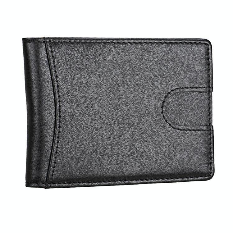 Mini Crazy Horse Leather Rfid Wallet - Antimagnetic-1915197603813920768