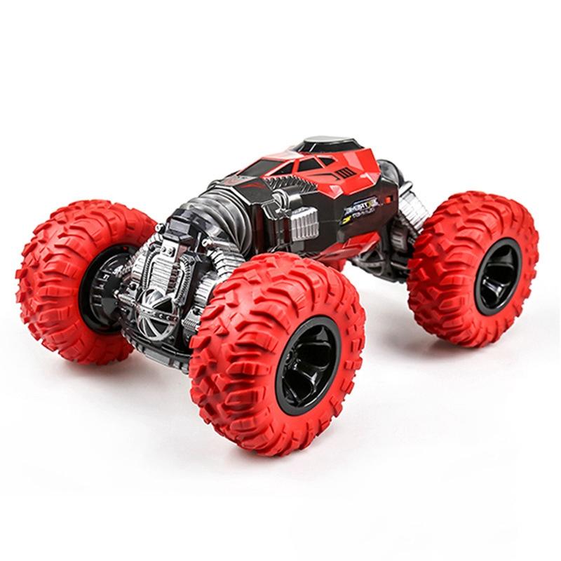 33Cm Red 2.4Ghz Double-Sided Twisted Off-Road Rc Toy Car For Kids-1964932154576211968