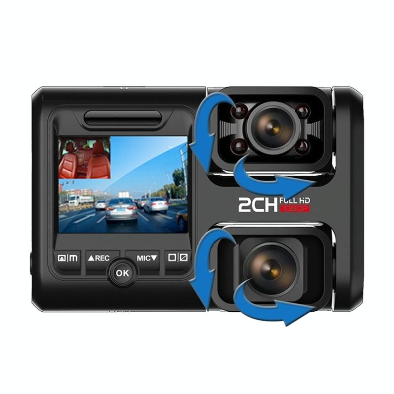 360-Degree Panoramic Dual-Lens Hd Driving Recorder With Wifi And Night Vision-1915197781270728704