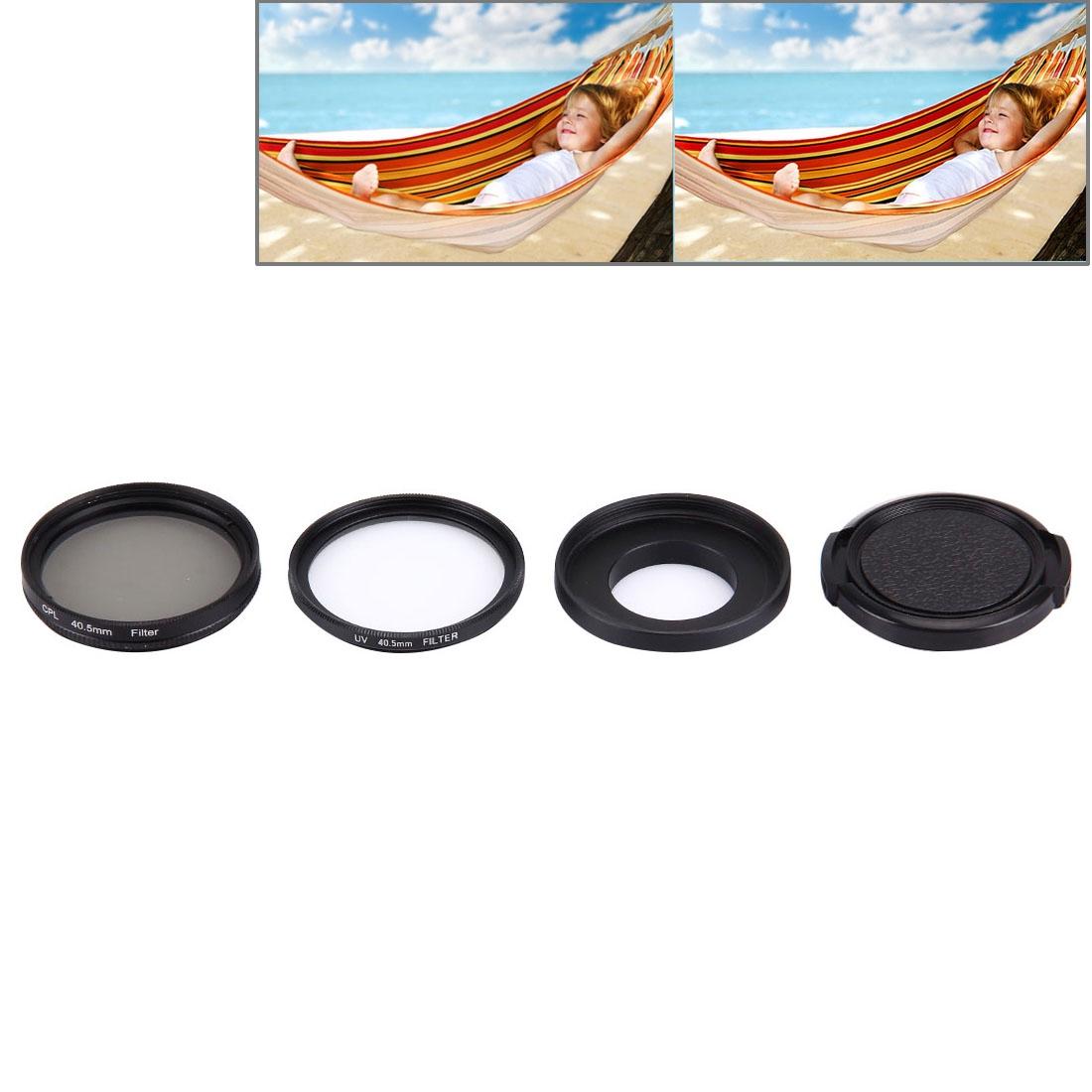 Professional 40.5Mm Lens Filter Kit For Gopro Hero4 / 3 / 3+ With Waterproof Housing And Adapter Ring-1915197511929303040