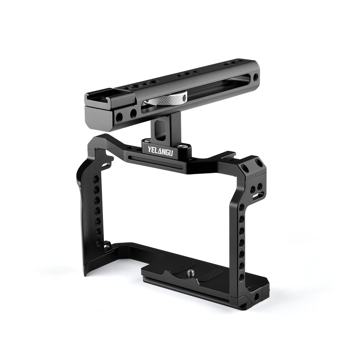 Canon R5 / R6 Video Camera Cage Stabilizer With Handle-1915196736549294080