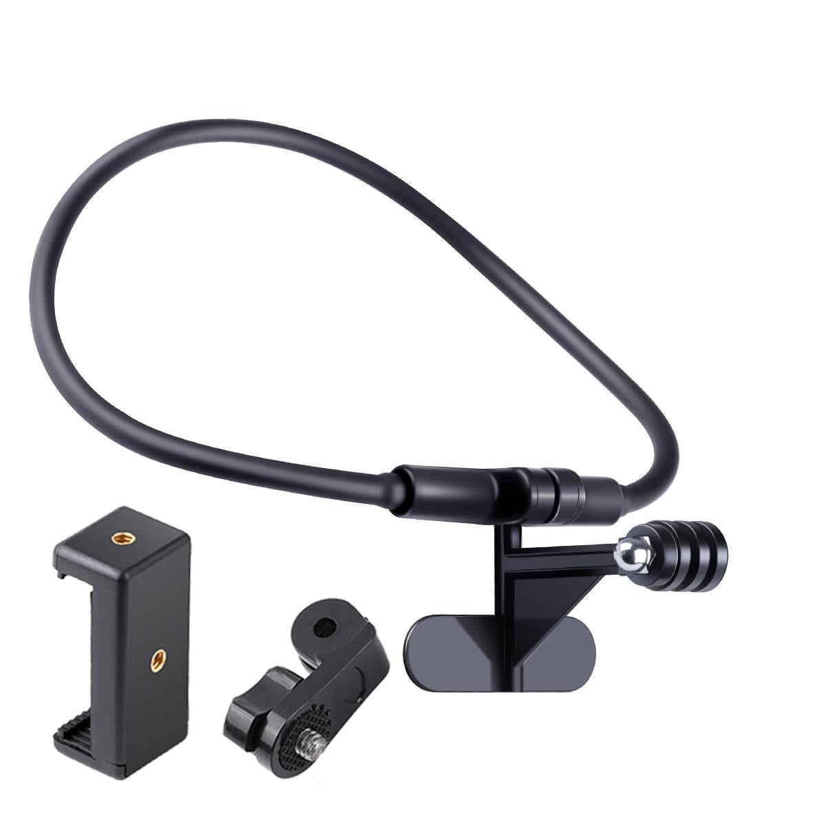 Neck Phone Camera Holder With Phone Clamp - Hands-Free & Extended-1915196721374302208