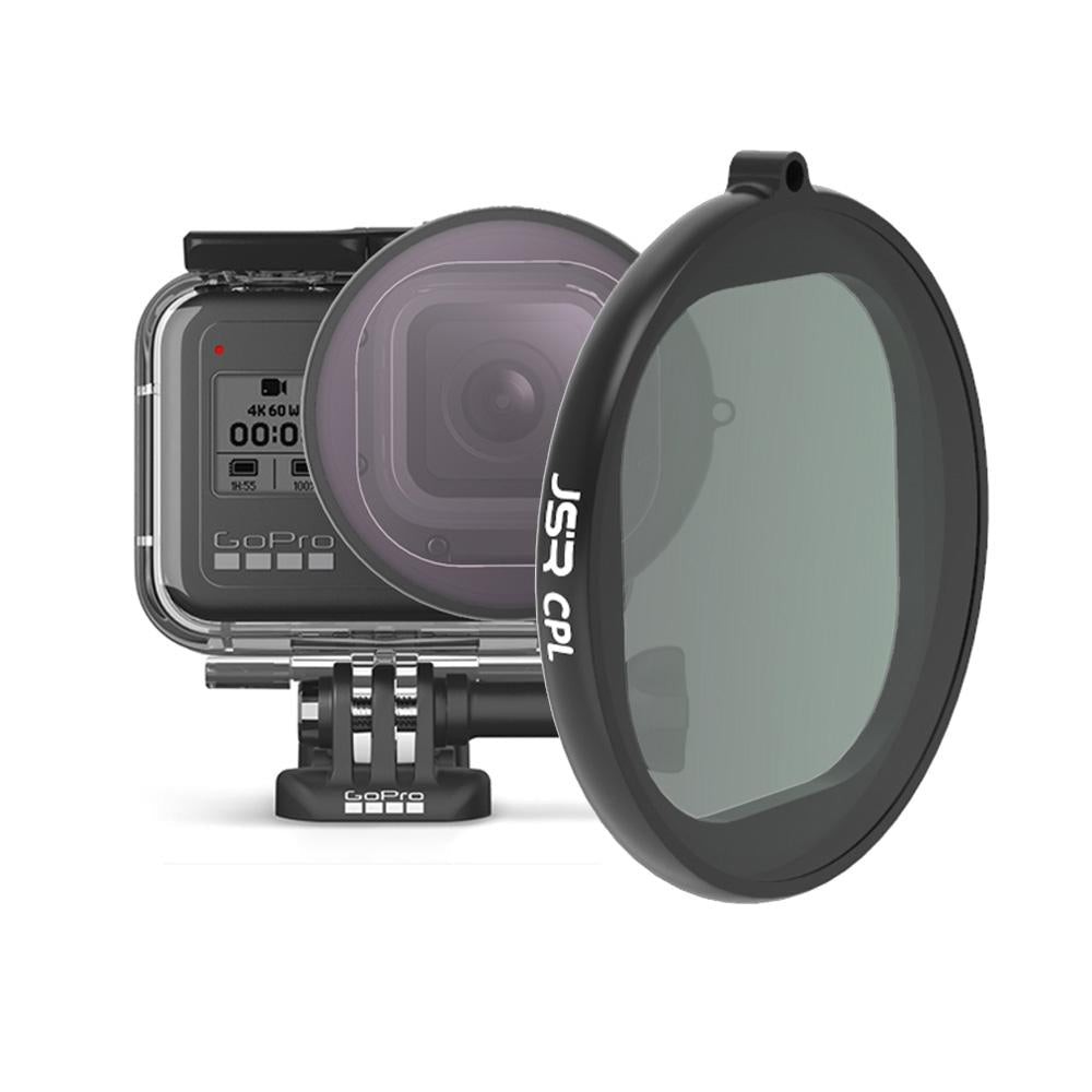 Round Housing Filter For Gopro Hero8 With Cpl Lens-1915197415368036352