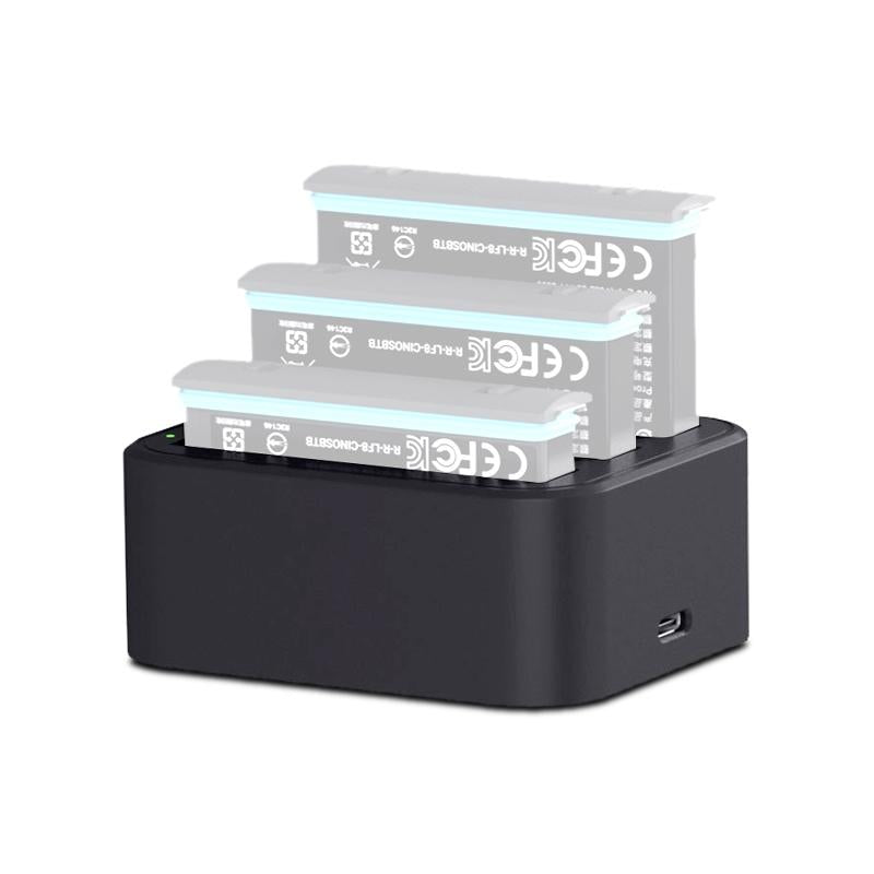Tri-Slot Fast Charger For Insta360 X3 / One X2 Batteries-1915196673324355584