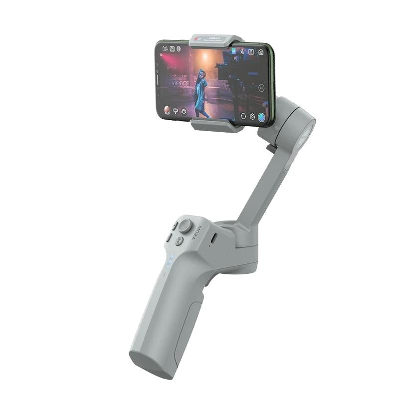 Foldable 3-Axis Gimbal For Action Camera And Smartphone - Grey-1915196546857701376