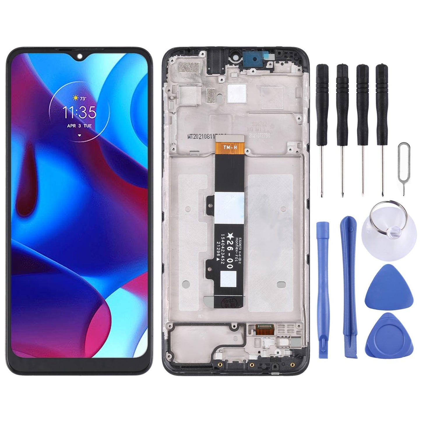 Motorola G Pure Full Assembly Lcd Screen With Frame-1915197427124670464