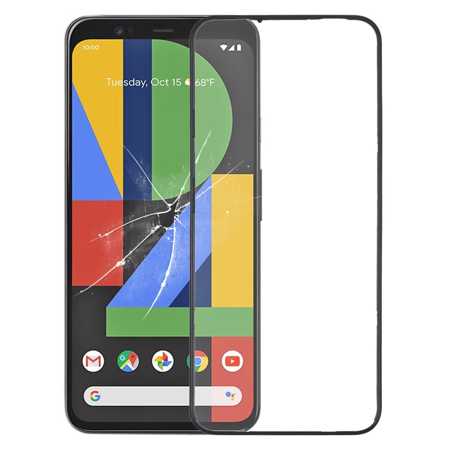 Google Pixel 4 Front Lcd Screen Bezel Frame-1915197429553172480