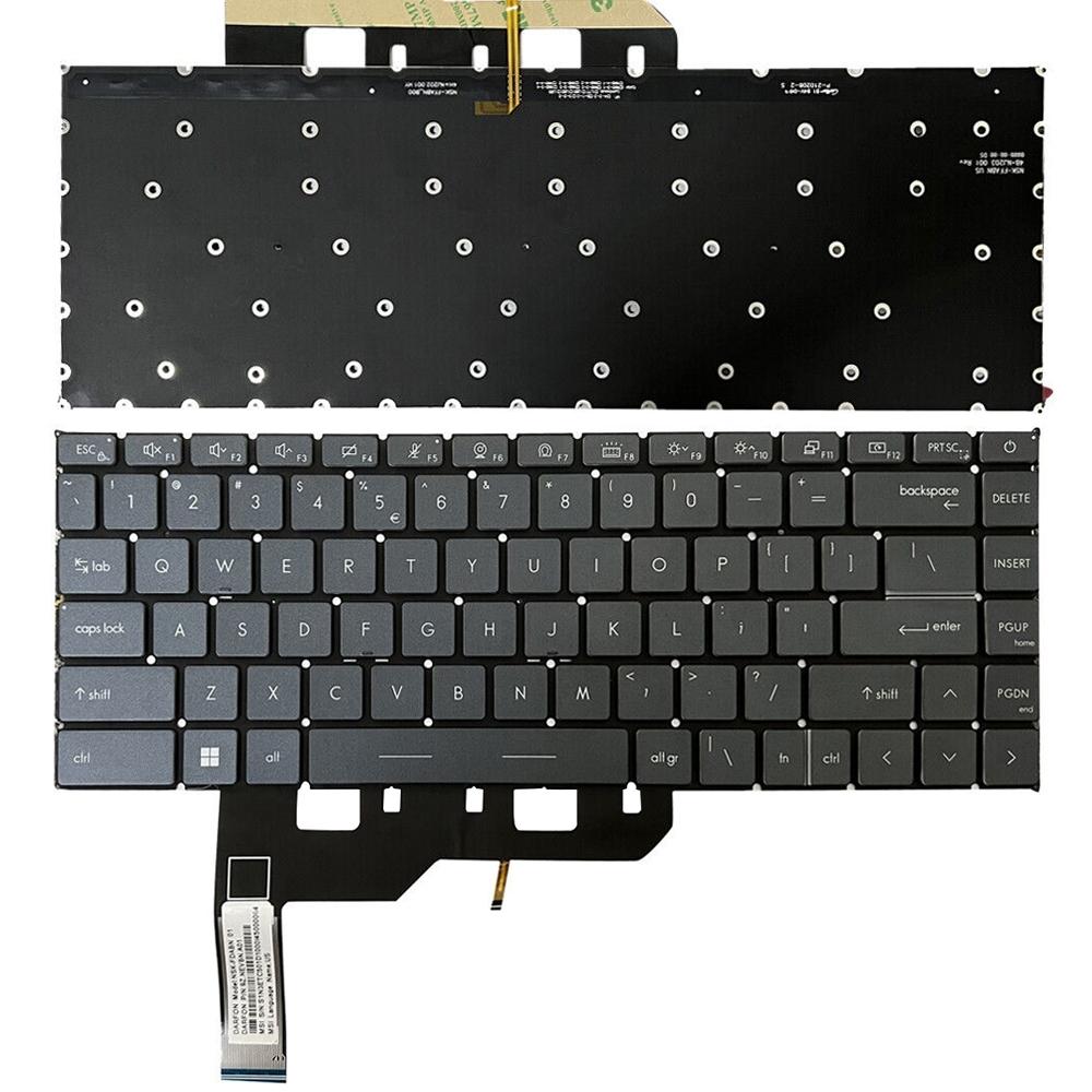 Backlit Laptop Keyboard For Msi Ge66 Raider / Gp66 / Gs66-1915196555015622656