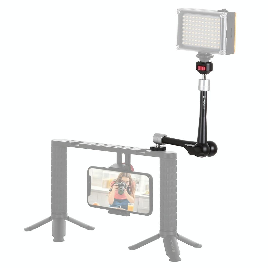 Adjustable Articulating Magic Arm - 11 Inch Aluminum Alloy-1915198426950275072