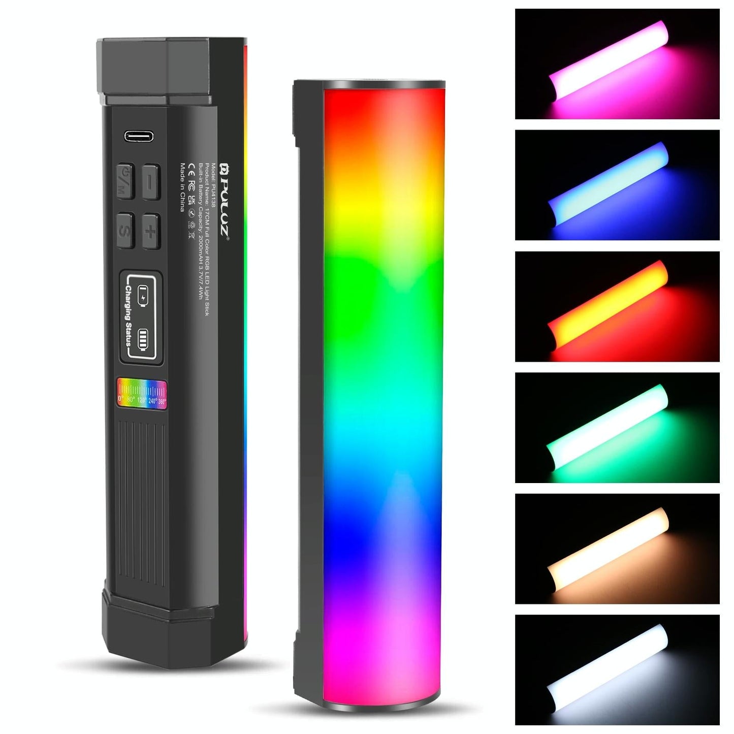 17Cm Handheld Rgb Magnetic Led Fill Light Stick - Full Colour-1915197300792233984
