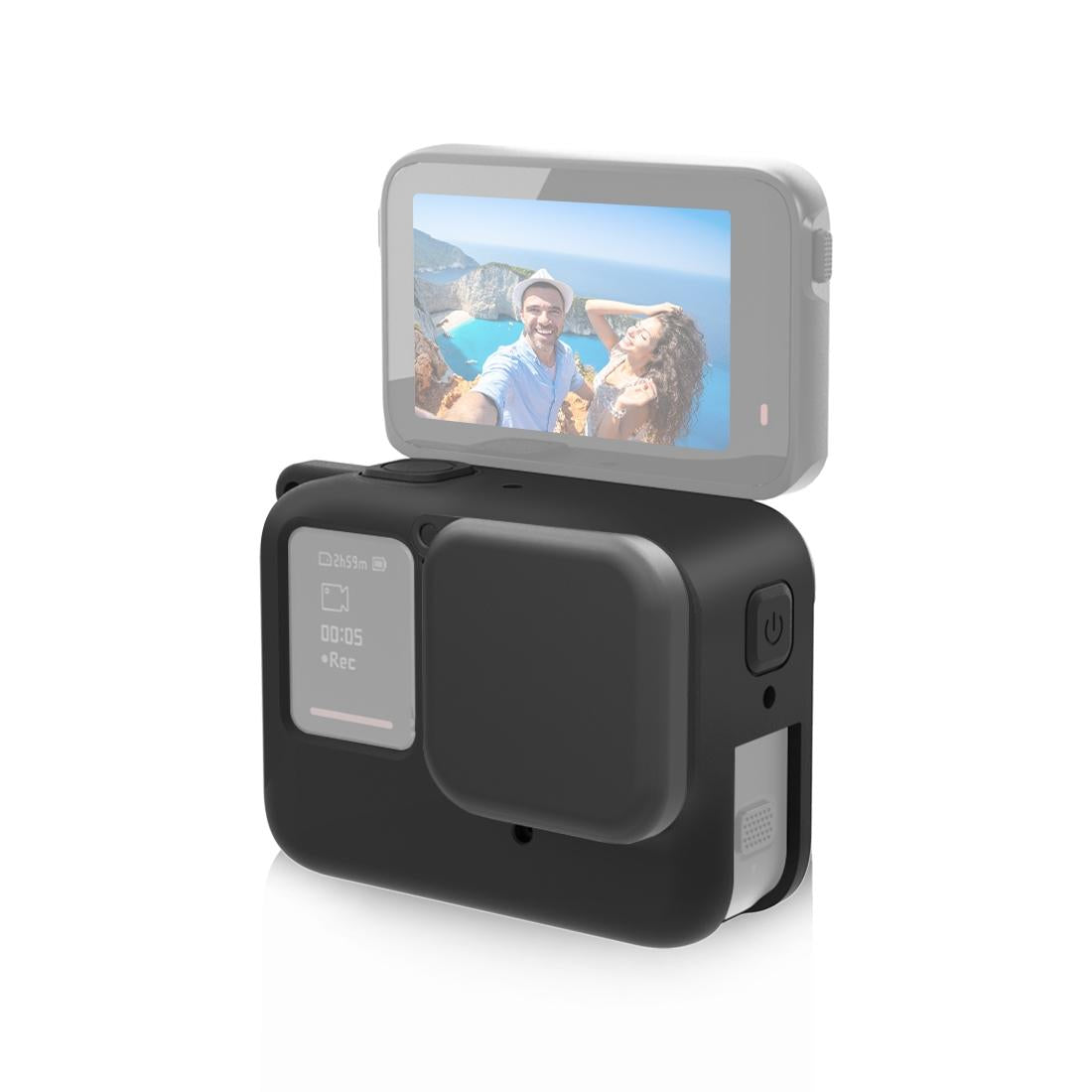 Silicone Protective Case With Lens Cap For Insta360 Ace Pro-1915196741850894336