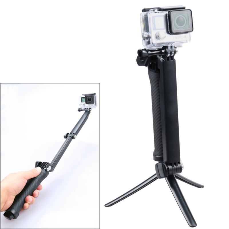 Extendable Monopod Tripod For Action Cameras - 3 Way Multi Function-1915198235325108224
