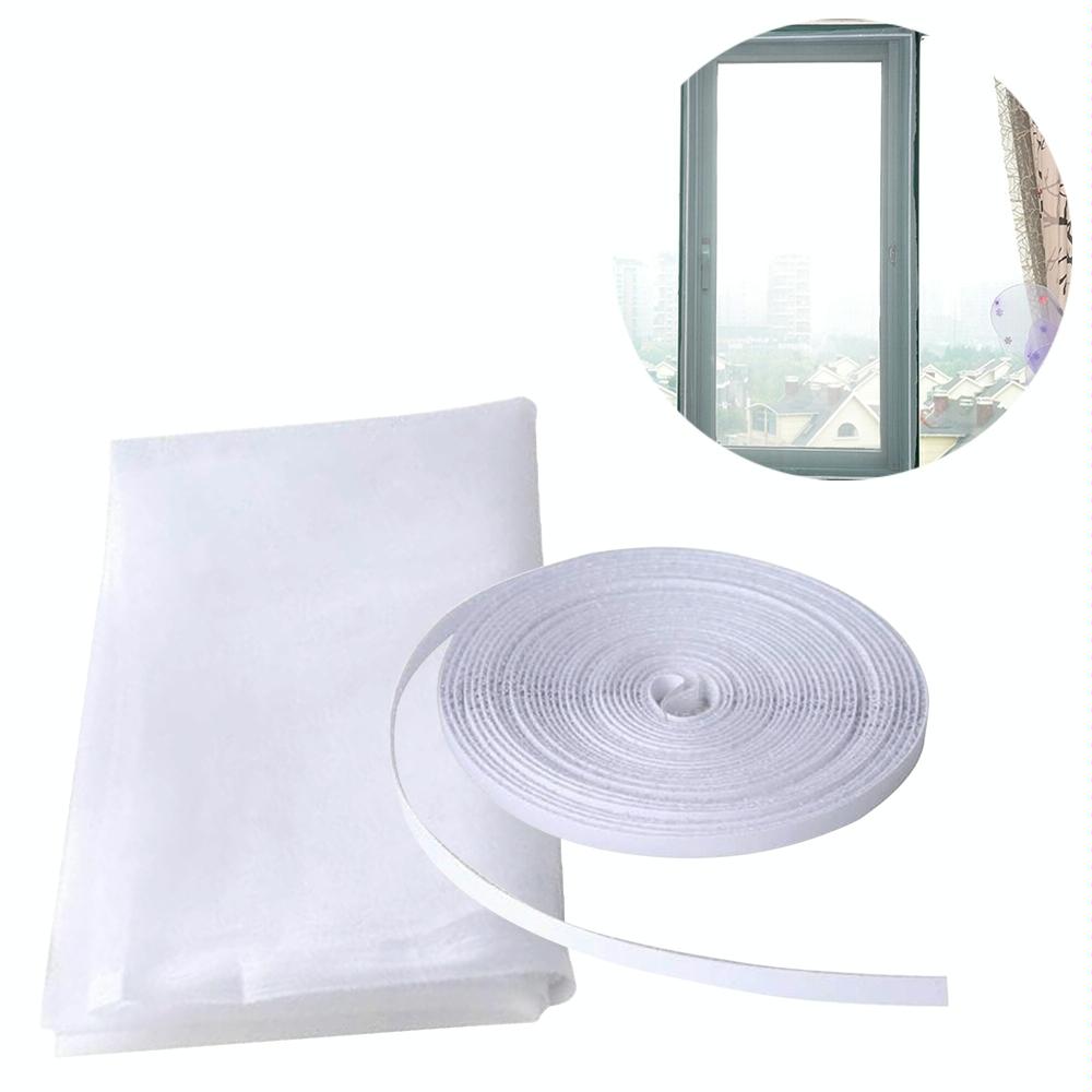 White Diy Window Screen With Hook And Loop Fastener For Mosquito Net-1915197747816960000