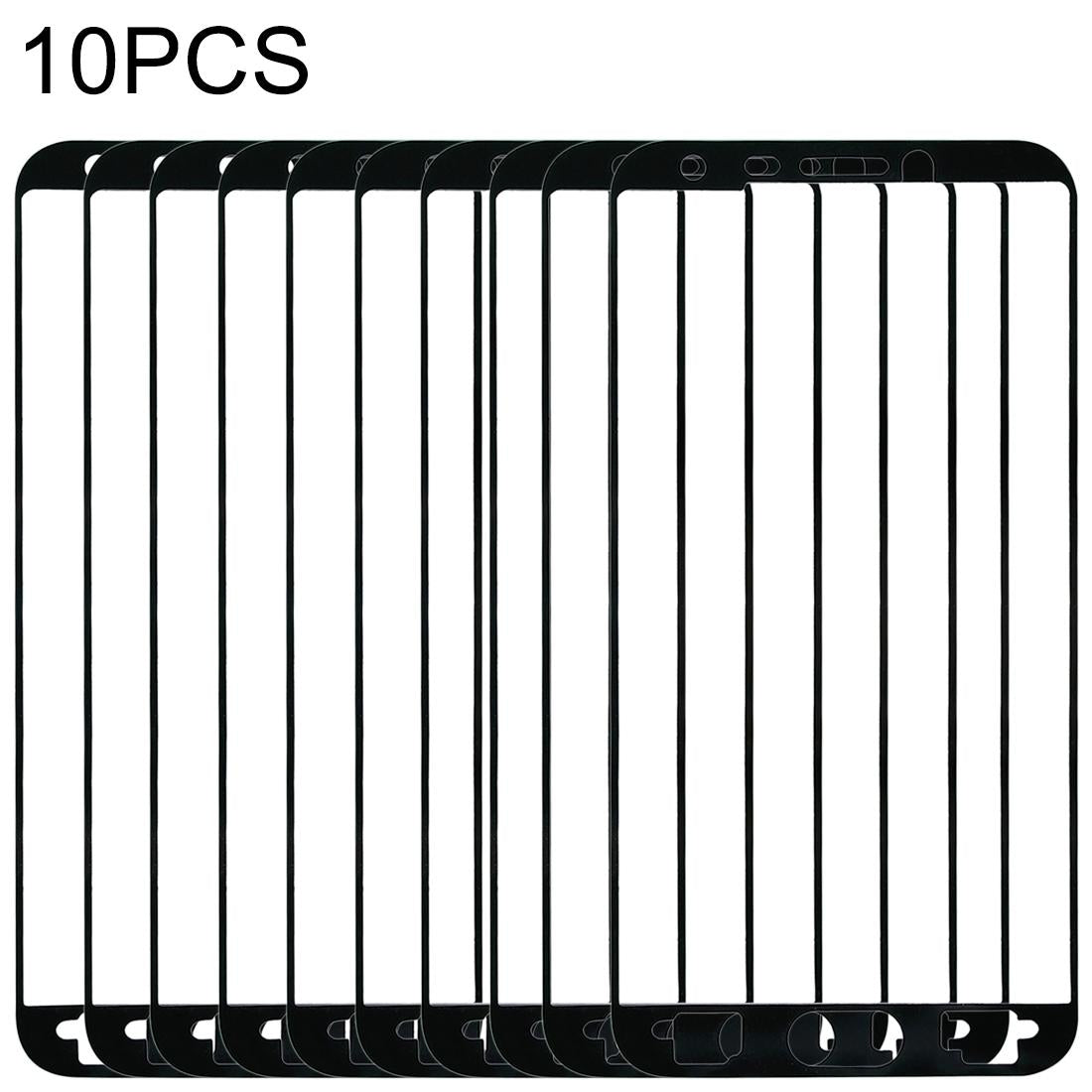 10-Pack Front Housing Adhesive For Samsung Galaxy J4 - Clear-1915197683031740416