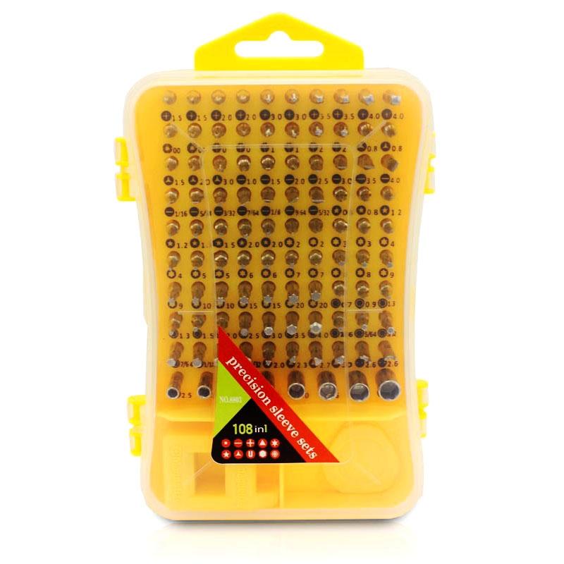 108-Piece Precision Screwdriver And Nutdriver Set-1915197397202505728