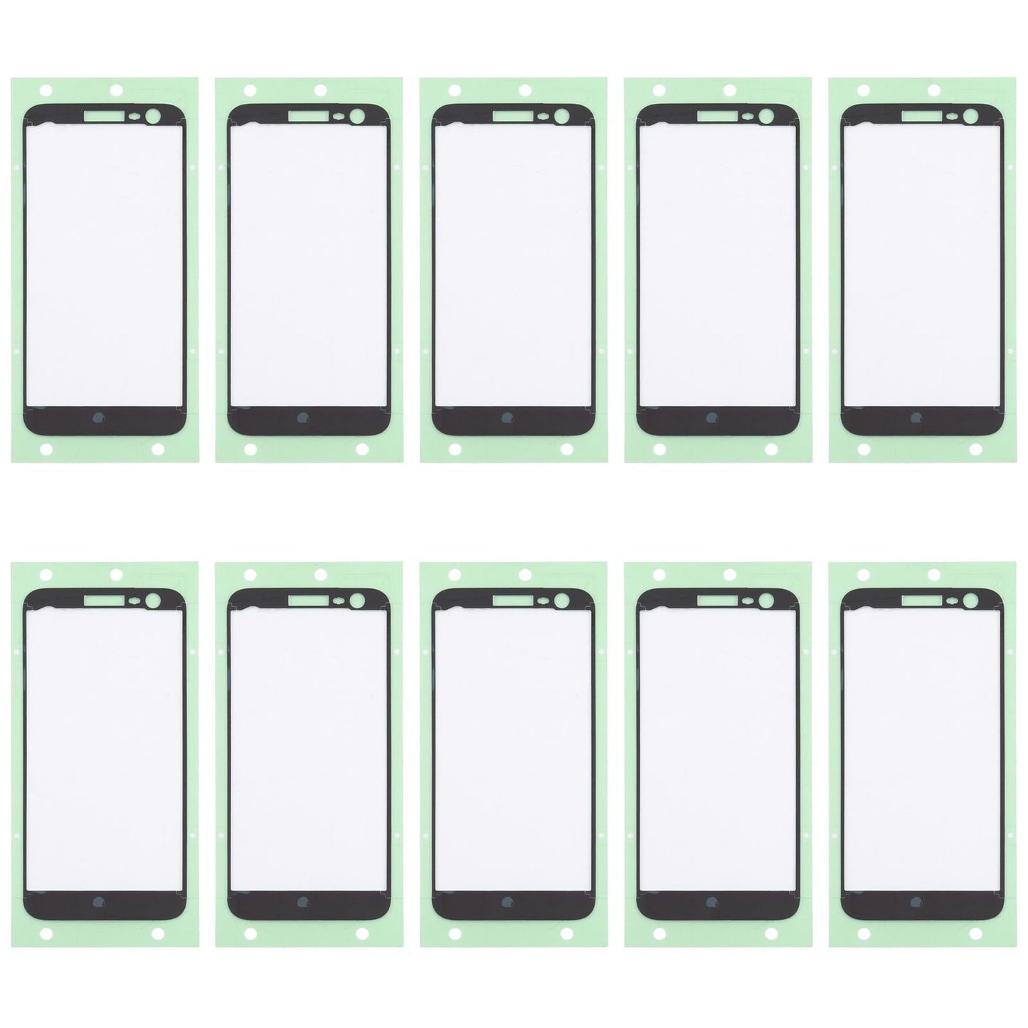 10-Pack Front Housing Adhesive For Samsung J260 - Black-1915197003760013312