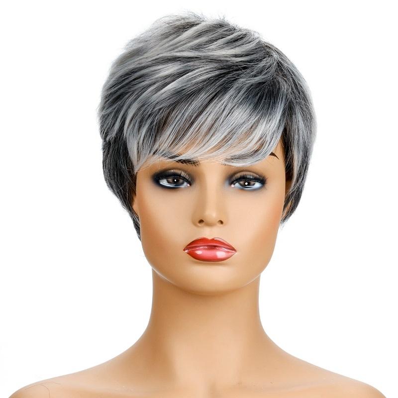 Short Curly Wig For Women - Realistic Style-1915196906854813696