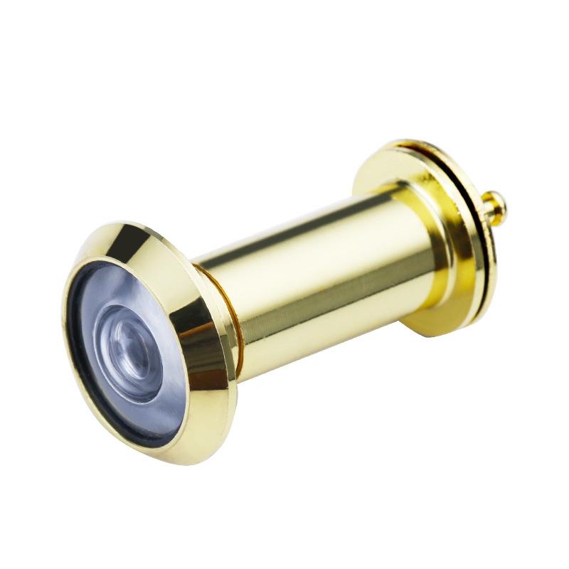 2-Pack Wide-Angle Security Door Viewer - Anti-Tiny 200 Degree Hd Glass Lens - Bright Gold 16Mm-1915197640220479488