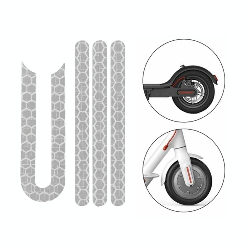 Reflective Sticker For Xiaomi Mijia M365 Pro Scooter - White-1964932351624613888