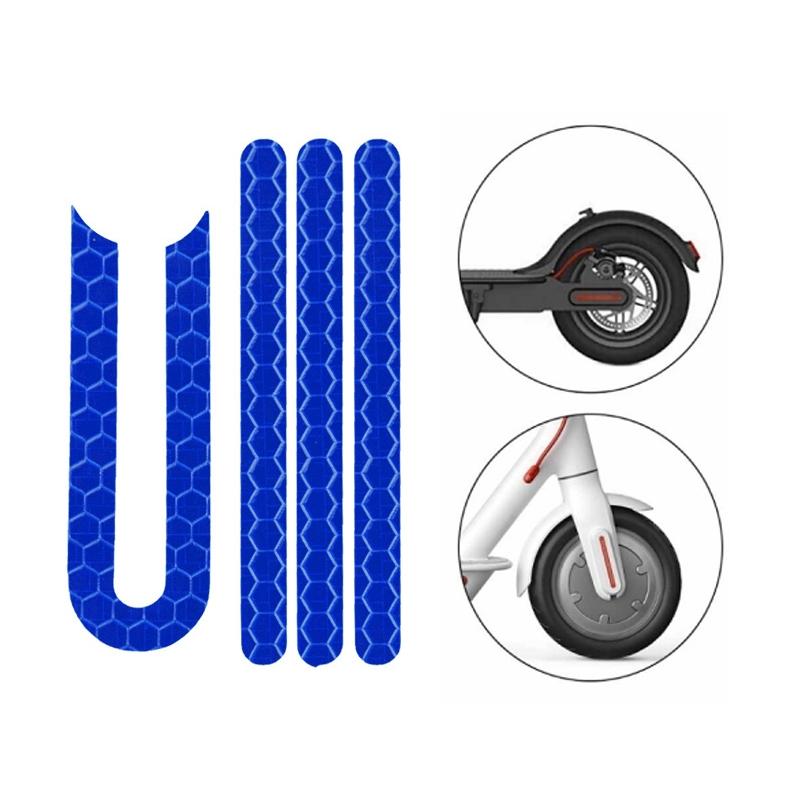 Reflective Stickers For Xiaomi Mijia M365 Pro Scooter - Blue-1964932280745070592