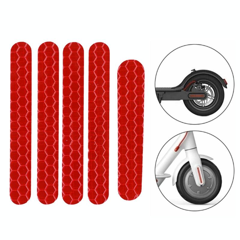 Reflective Stickers For Ninebot Es1 Scooter - Red-1964932220598751232