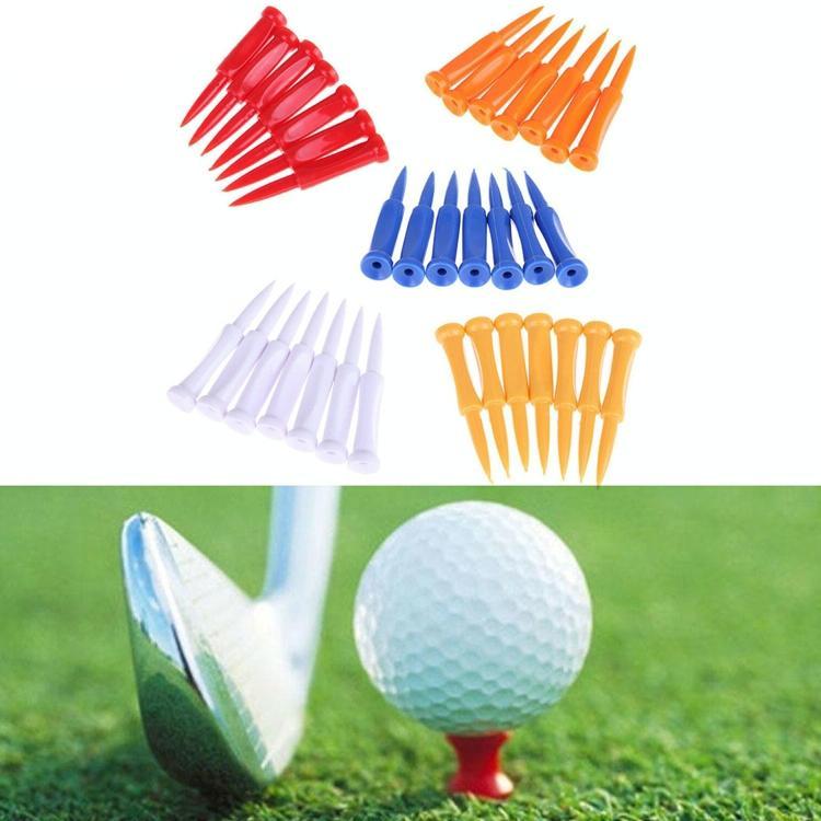 60-Piece Golf Plastic Ball Tee Set With Ribbon Needle - 31Mm Size-1915198304694702080