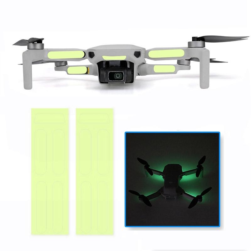 Set Of 2 Glow-In-The-Dark Stickers For Dji Mavic Mini / Mini 3 Pro-1915197749108805632