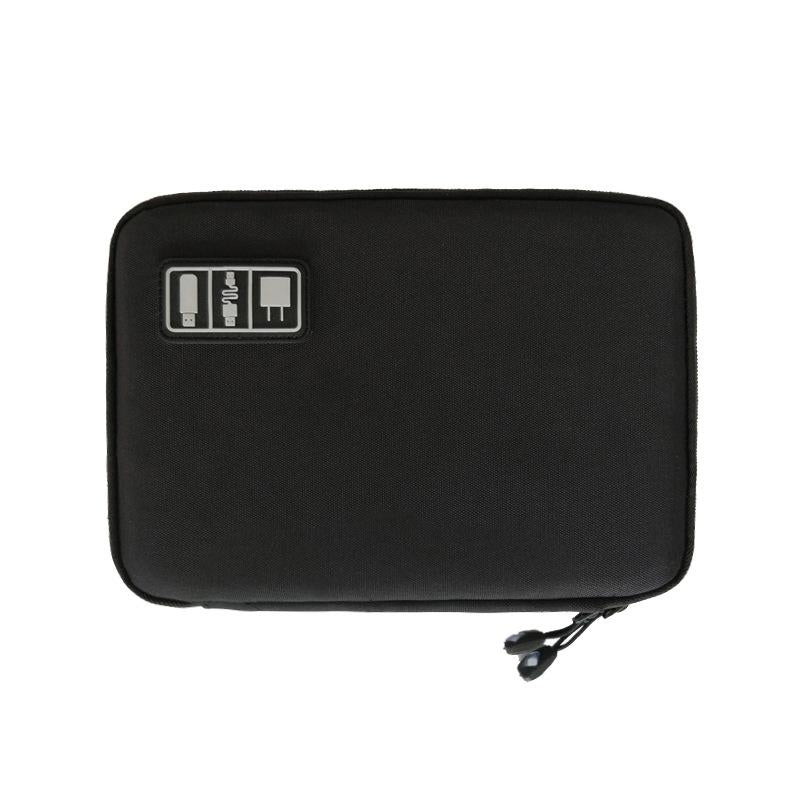 Portable Multifunctional U Disk Storage Bag For Mobile Phone Accessories - Black-1915198108787150848