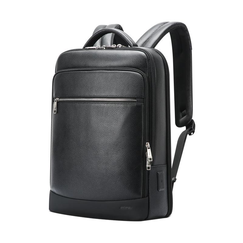 Multifunctional Anti-Theft Laptop Business Backpack With Usb Charging Hole Black-1915196860977516544