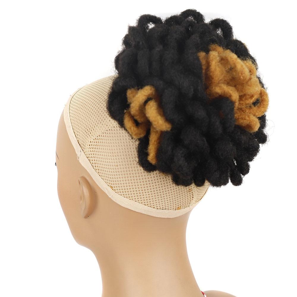 Shaggy Drawstring Dreadlock Bun - 1Bh27 Colour-1915197987273969664