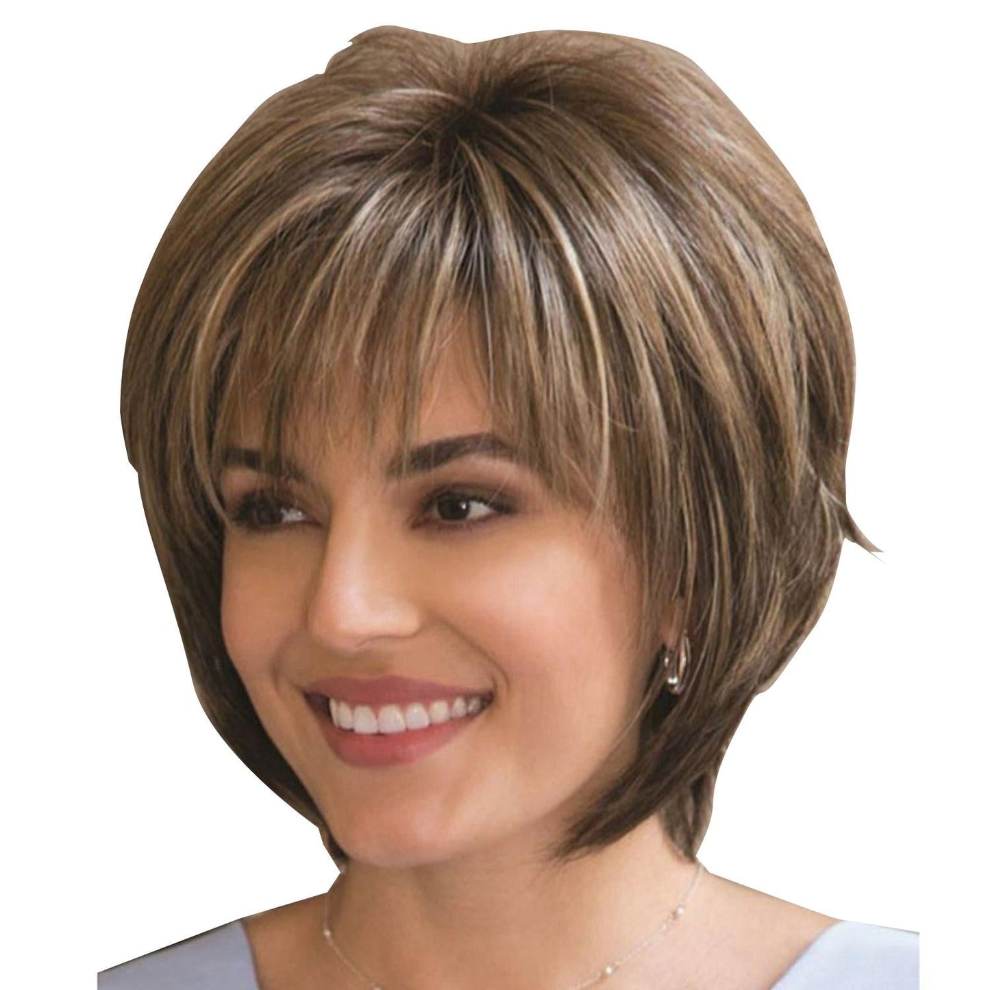 Curly Short Hair Wig - Mixed Light Gold-1915198152483409920
