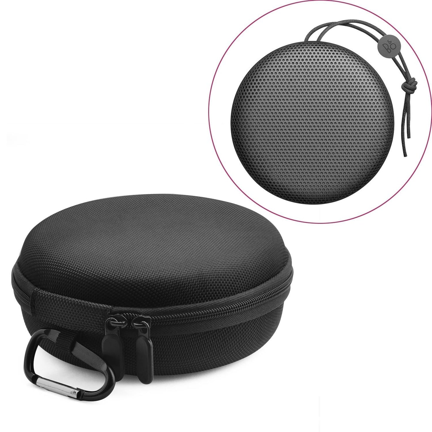 Portable Storage Bag For B & O Beoplay A1 Speaker - Shockproof & Wear-Resistant Black-1915196812478779392
