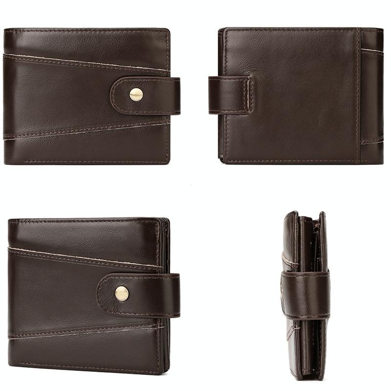 Men Multi-Card Anti-Magnetic Wallet - Compact Design-1915196855675916288
