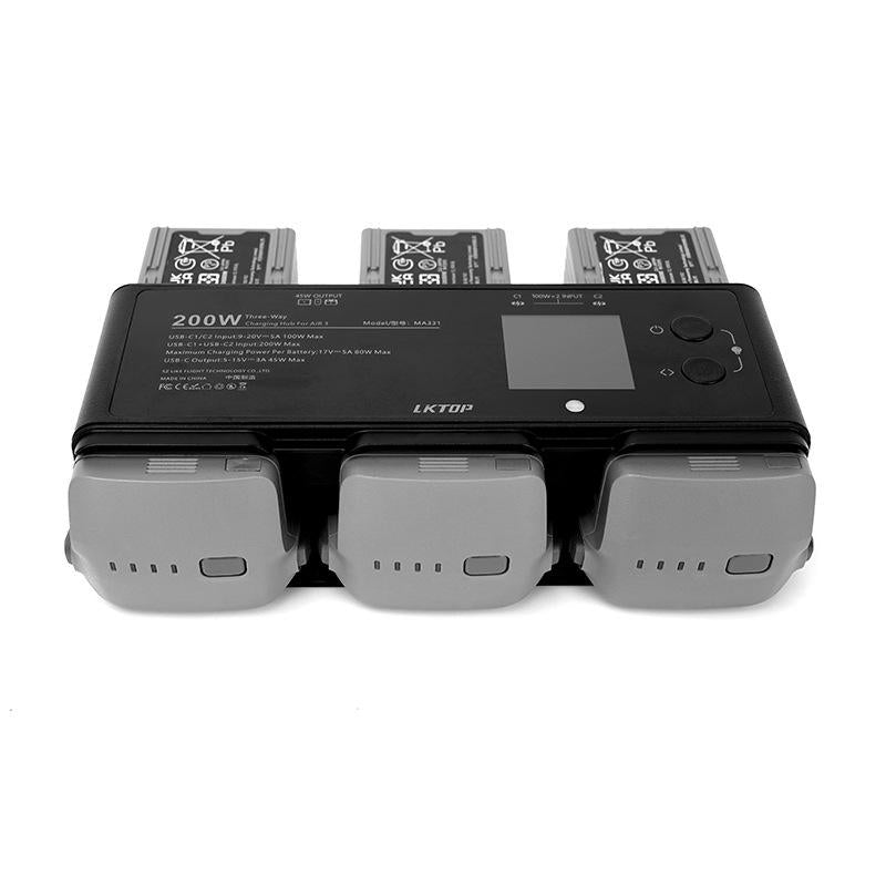 Smart Flight Battery For Dji Air 3 With 3-Channel Charging Manager - 200W-1915197672768278528