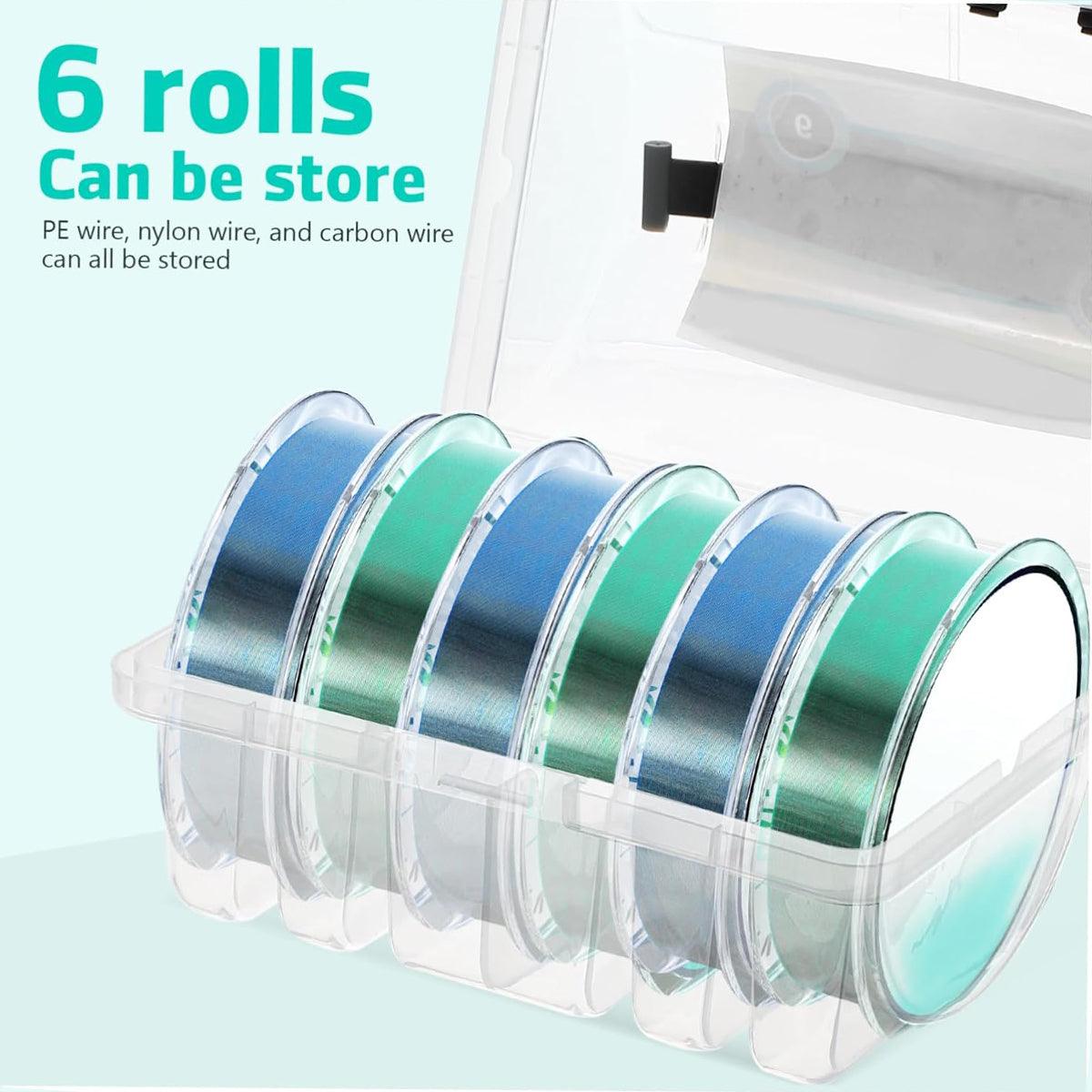 Multifunctional Fishing Line Organizer Storage Box Tackle Management Holder