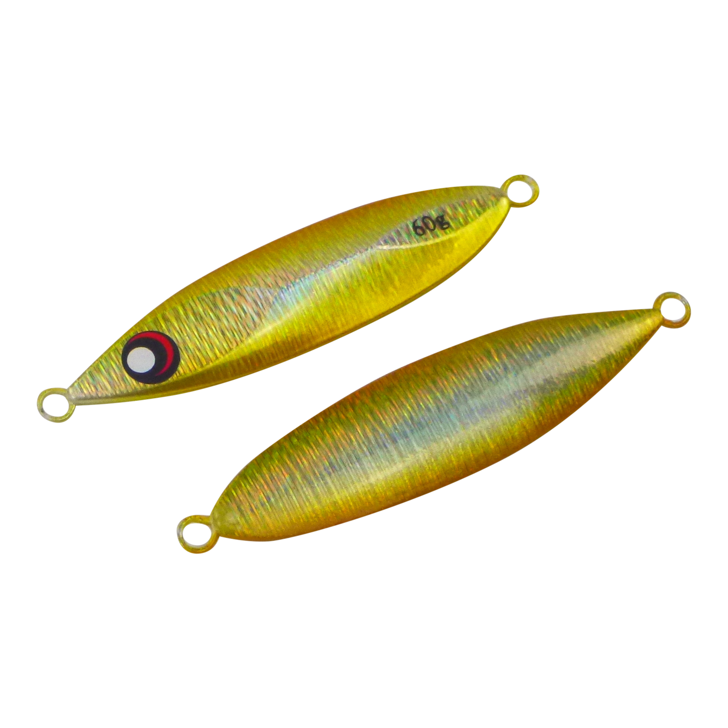 Finesse Slow Pitch Flutter Jig, 60gm, Gold Flash, 2 pack
