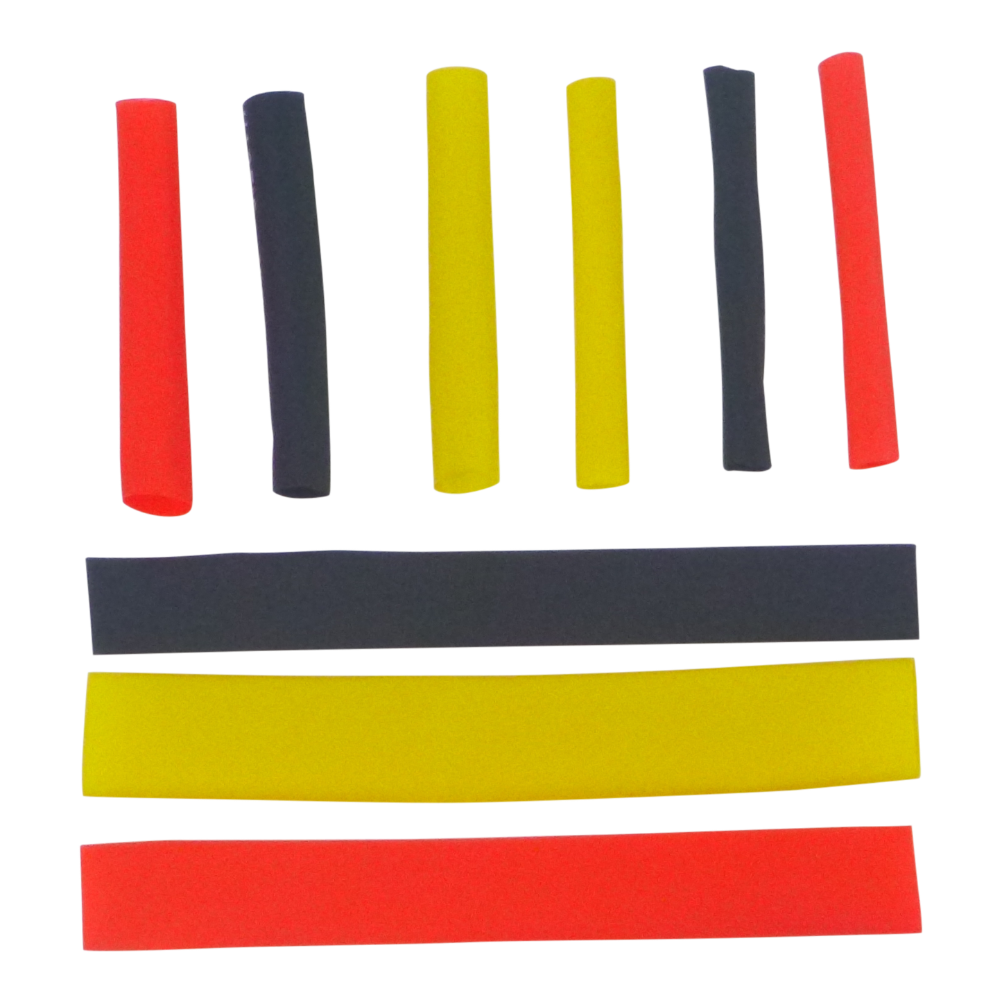 Swimerz Assist Hook Sleeves, 2mm Shrink Tube, Black & Red, 50mmL. Qty 60.