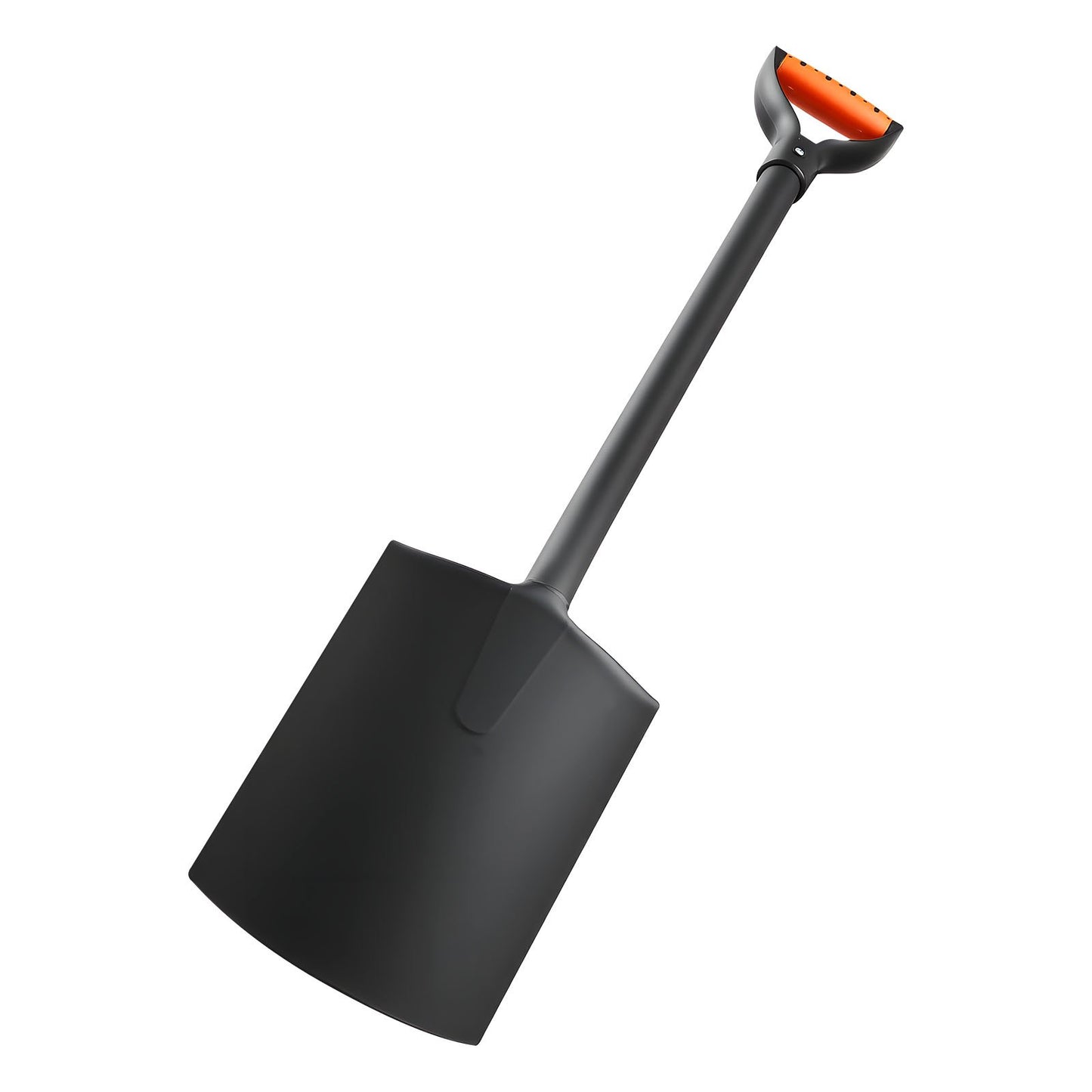 VEVOR Square Shovel, 122 cm Heavy-Duty Flat Shovel, Transfer Shovels with Alloy Steel Blade and Non-Slip D-Handle, Detachable and Easy Storage, for Gardening, Construction, Digging & Snow Shoveling
