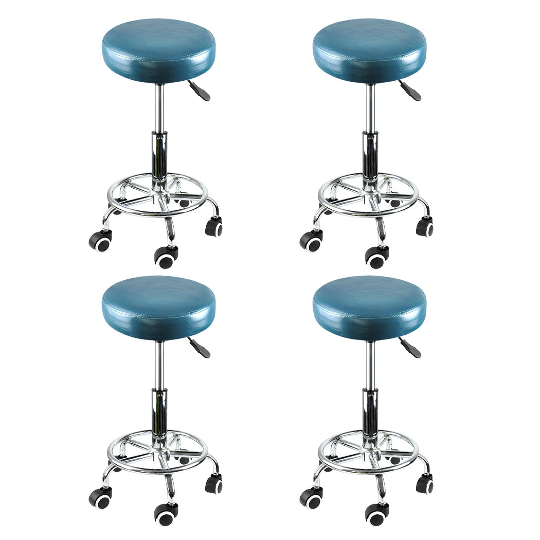 Levede 4x Barstool Swivel Salon Hairdressing-1973193578377252864