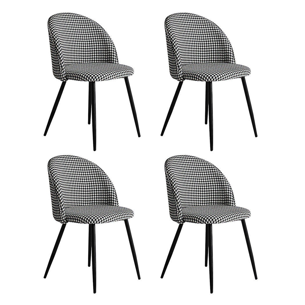Levede 4x Dining Chairs Kitchen Cafe-1975420352108564480