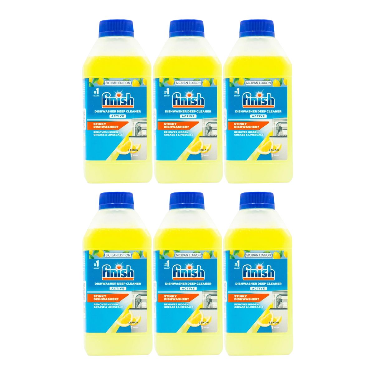 Finish 250ml Dishwasher Cleaner Lemon x6-1984023727712636928