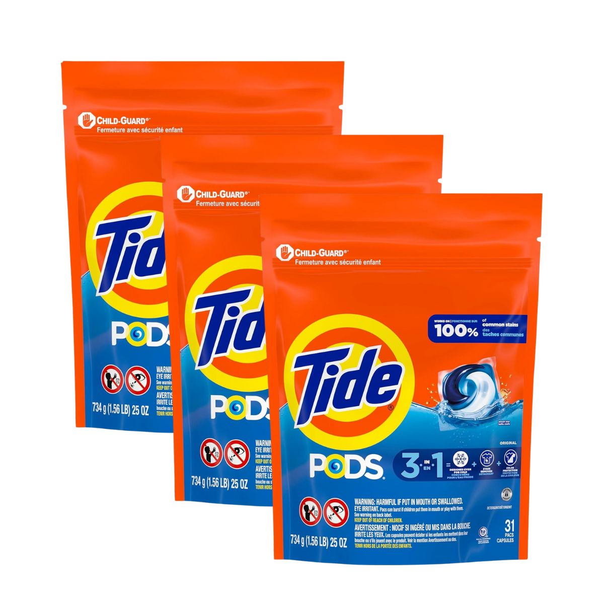 Tide 3in1 93 Clean Breeze Laundry Pods-1975420524444127232