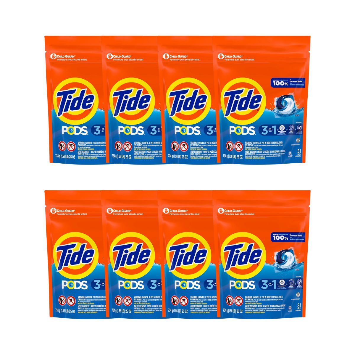 Tide 3in1 248 Clean Breeze Laundry Pods-1973194179949498368