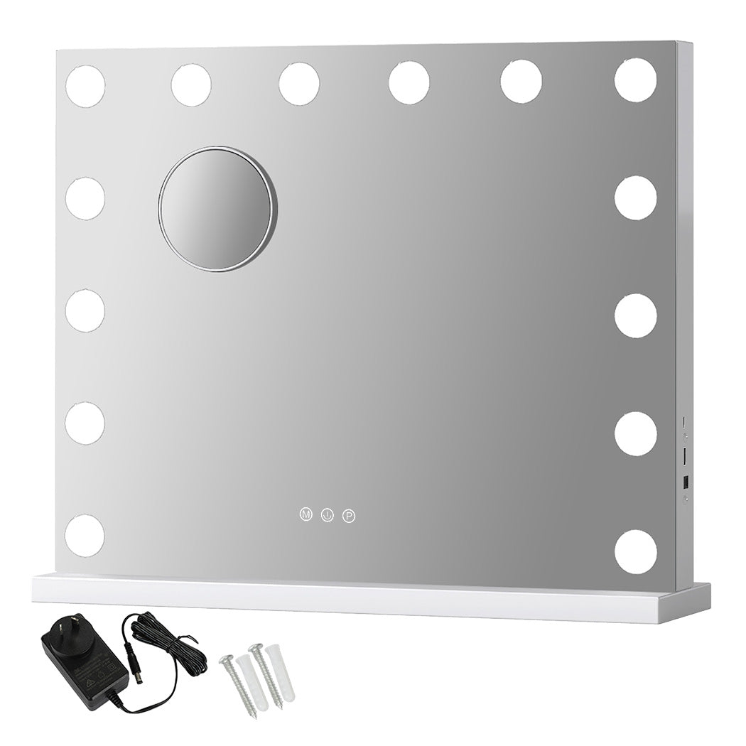 Yezi LED Vanity Makeup Mirror 42x50cm-1973193574543659008