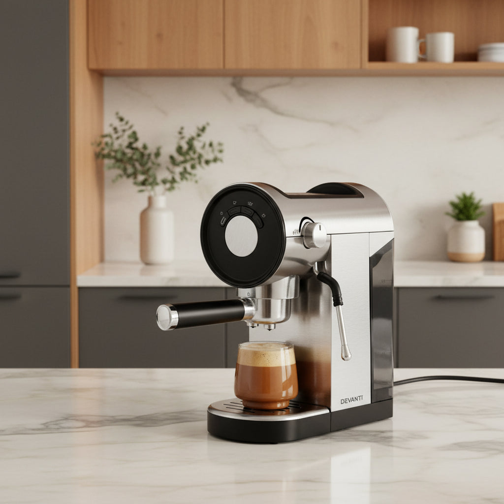 Wake Up to Café‑Quality Bliss: Why Coffee Lovers Are Falling in Love with the Devanti 20‑Bar Espresso Machine
