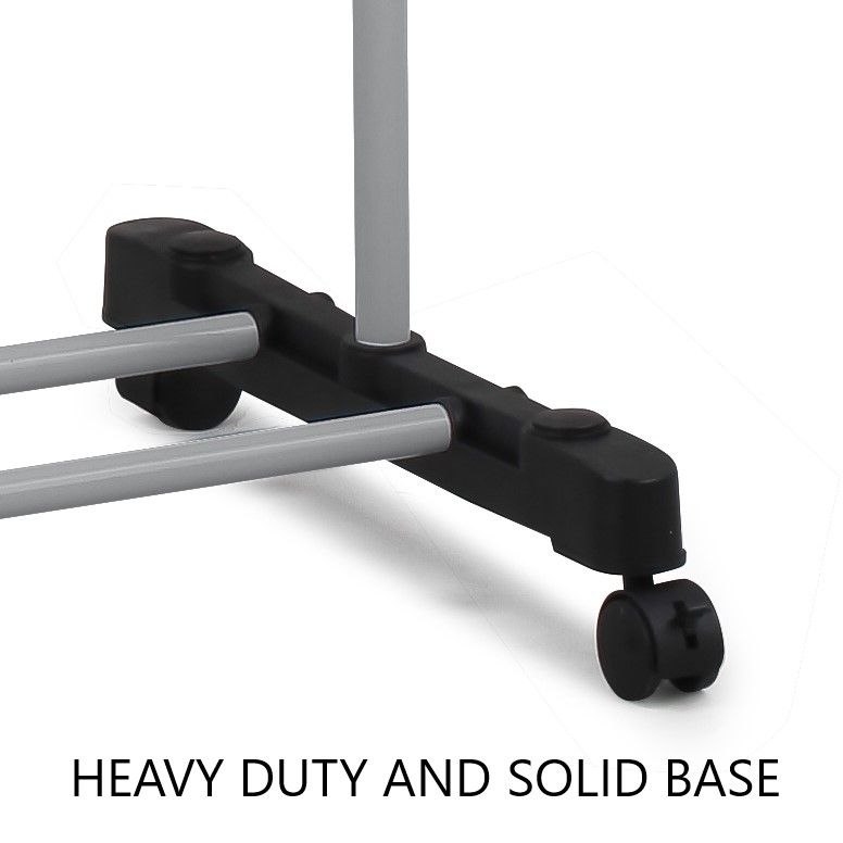 CARLA HOME Folding 3 Tier Clothes Laundry Drying Rack with Stainless Steel Tubes for Indoor & Outdoor Home-1978962238161162243