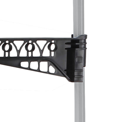 CARLA HOME Folding 3 Tier Clothes Laundry Drying Rack with Stainless Steel Tubes for Indoor & Outdoor Home-1978962238161162246