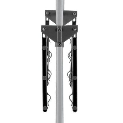 CARLA HOME Folding 3 Tier Clothes Laundry Drying Rack with Stainless Steel Tubes for Indoor & Outdoor Home-1978962238161162247