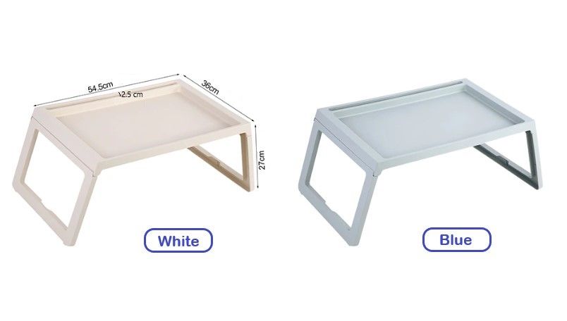 CARLA HOME Multifunction Laptop Bed Desk with foldable legs for Home Office (Blue)-1978962239998267401