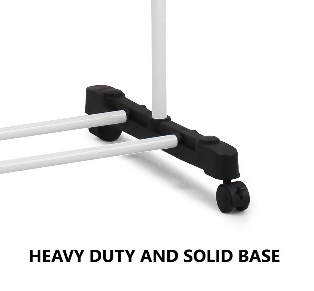 CARLA HOME Folding 3 Tier Clothes Laundry Drying Rack with Stainless Steel Tubes for Indoor & Outdoor Home-1978962245224370179